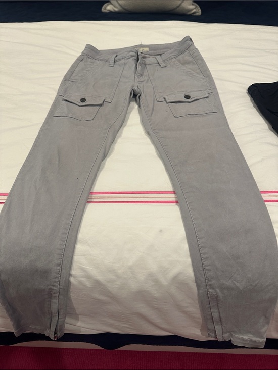 Joie Other - Joie Light Gray Cargo Pants with Front Flap Pockets
